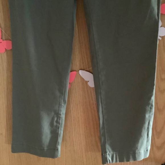 Olive green slacks never worn - Picture 2 of 5